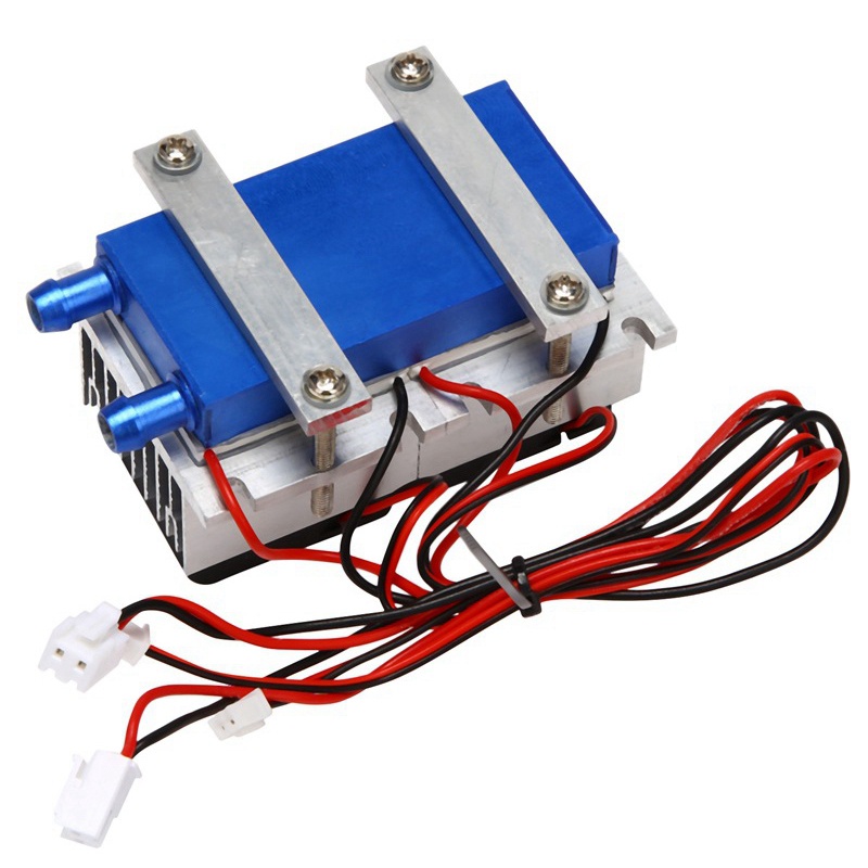 144W Thermoelectric Peltier Refrigeration Cooler 12V Semiconductor Air Conditioner Cooling System DIY Kit Cooling Down