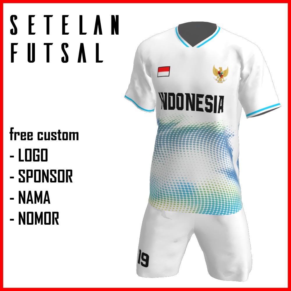 Bikin Jersey Futsal Custom Printing , Baju Kaos Jersey Setelan