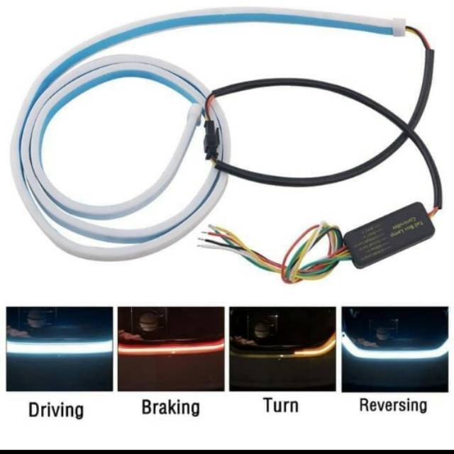 Lampu Bagasi Led Mobil Led Rgb 24v Panjang 120cm
