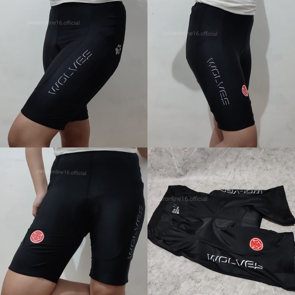 CELANA PENDEK SEPEDA ELITE SPD BIKE SHORT DICK WOLVES
