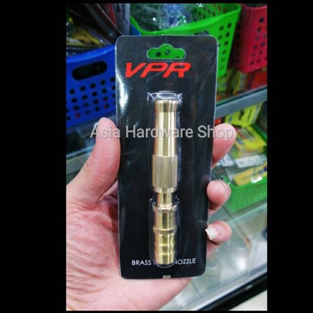 Semprotan Air Lurus Kuningan / Alat Semprot Air Taman Motor Hose Nozzle VPR