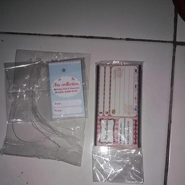 Hangtag Label Harga Baju / Pakaian / Barang Shabby Chic