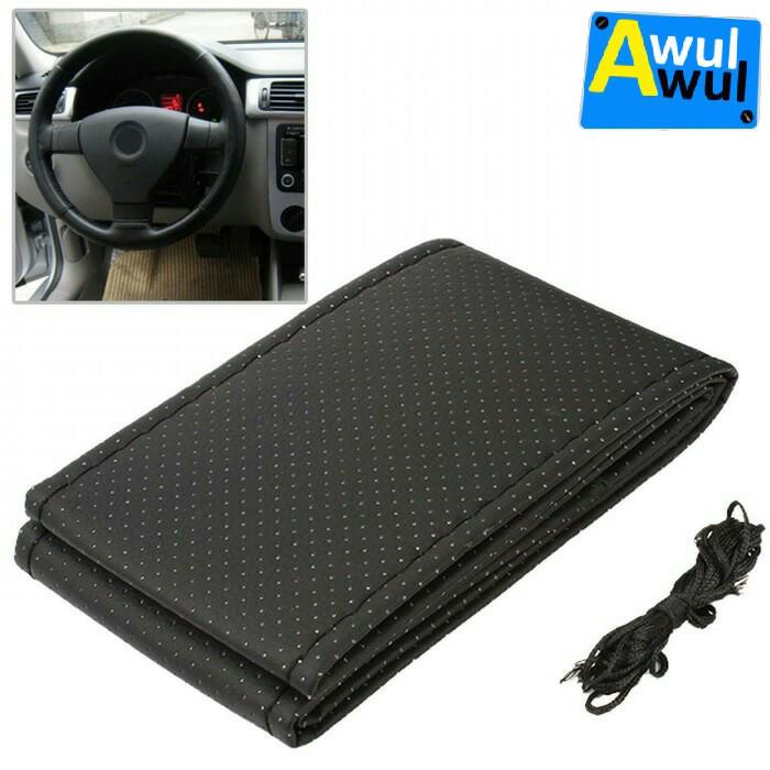 Cover Stir / Cover Setir / Sarung Stir / Sarung Setir / Cover Setir / Stir Mobil Kulit DIY + Alat Ja