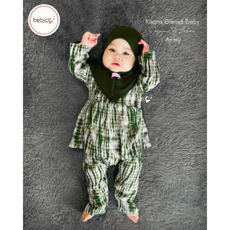 kaona one set baby dan mom by bebica original murah best seller