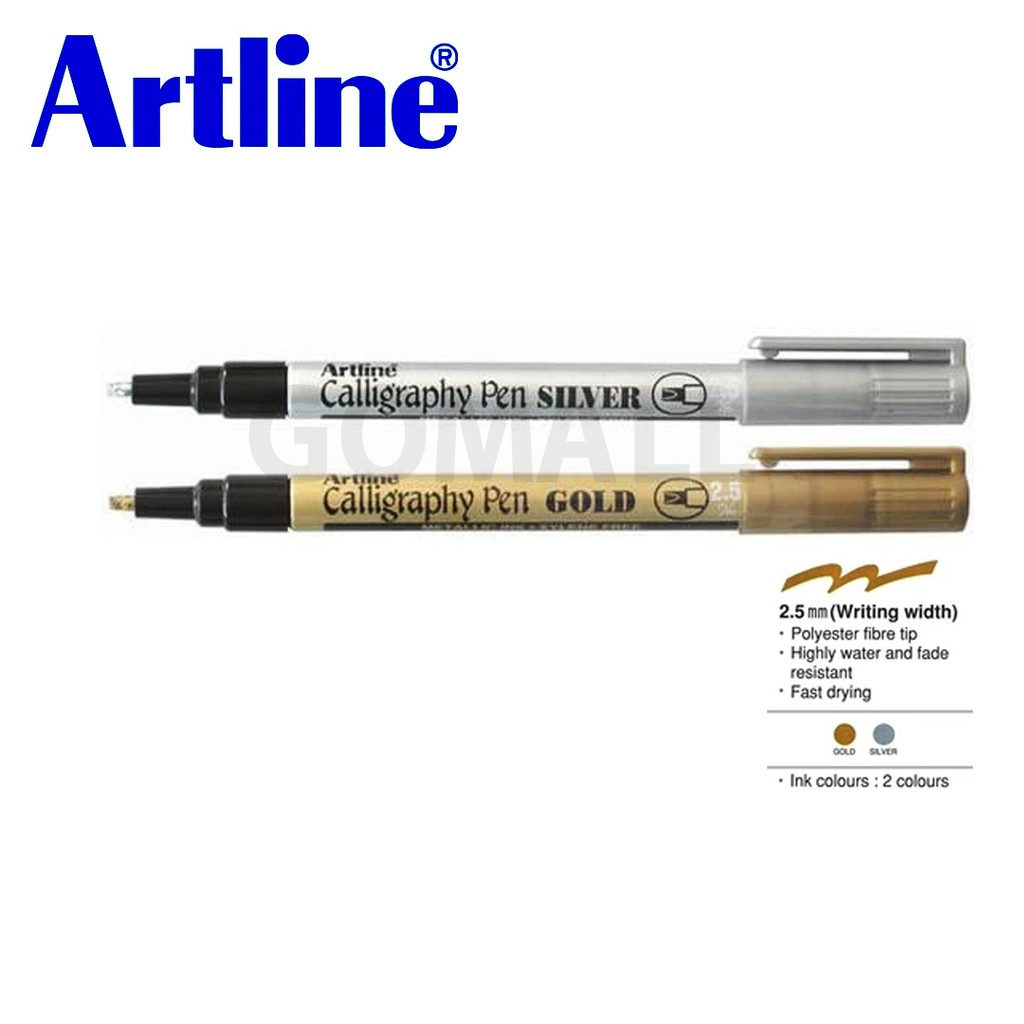 

Spidol Calligraphy Pen Artline 2.5mm