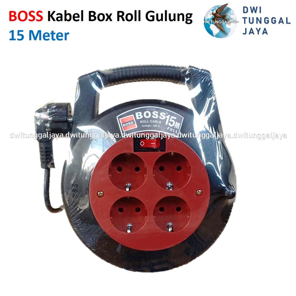 Jual Kabel Roll Gulungan Kabel Box Rol 15 Meter 15 M 15M Colokan ...