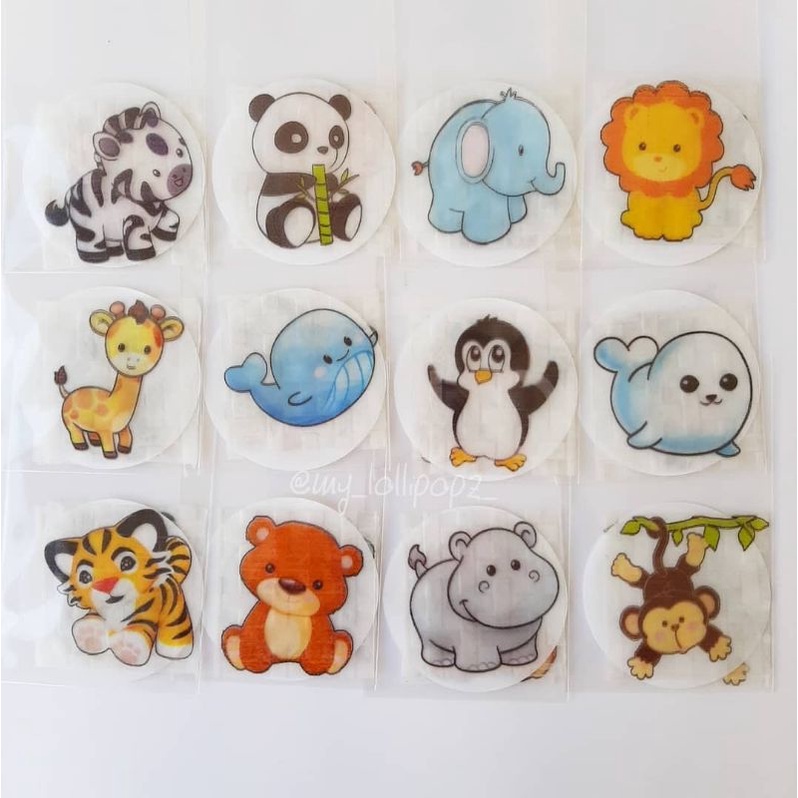 

ANiMAL edible rice paper AMAN DIMAKAN