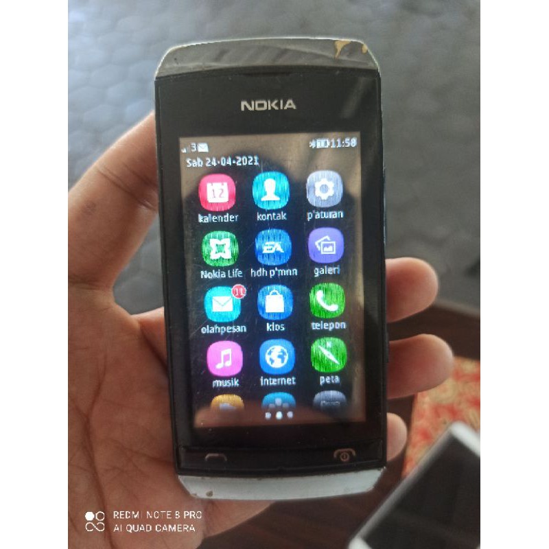 nokia asha 306 jadul layar sentuh