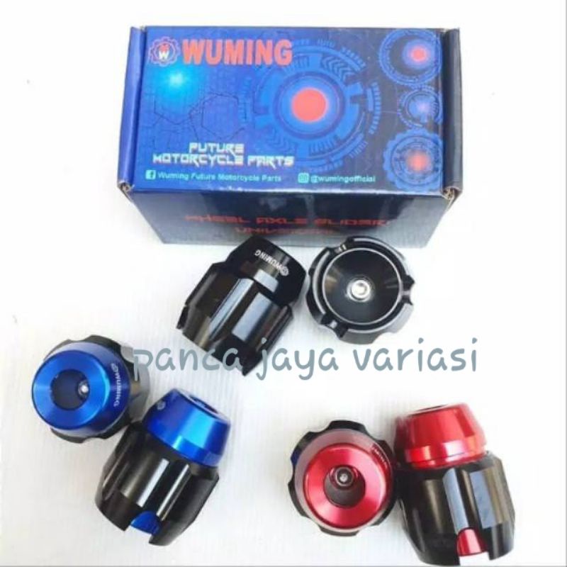 Jalu As Roda Cocok Buat Roda Depan &amp; Roda Belakang Bahan Full Cnc Two Tone Universal Semua Motor