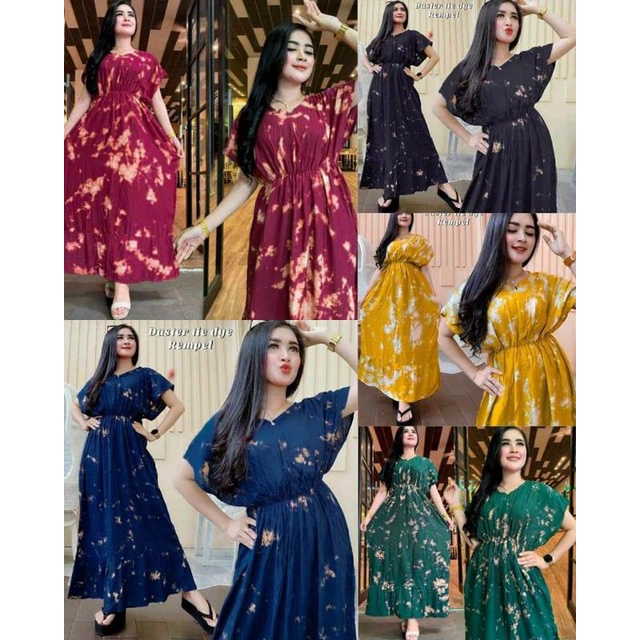 Daster Busui Kekinian Murah Daster Polos Rayon Premium Model Terbaru Full Kancing Depan Aktif COD