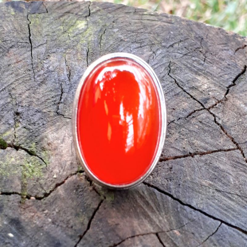 Cincin Batu Jumbo Cempaka Asli Natural Stone