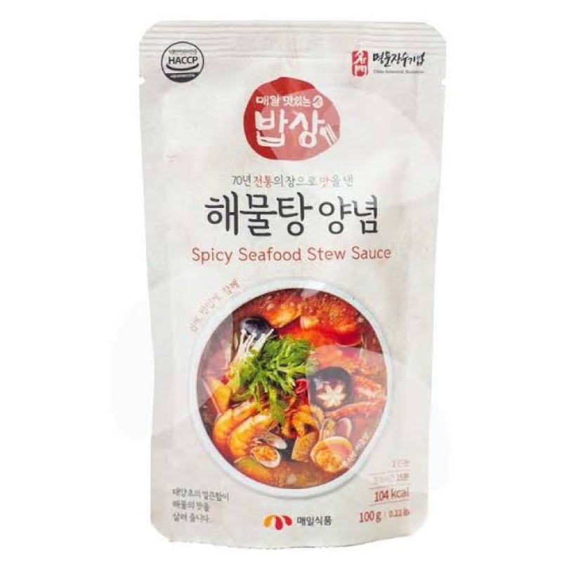 

Maeil Foods Spicy Seafood Stew Sauce 100g - Bumbu Sup Seafood Pedas