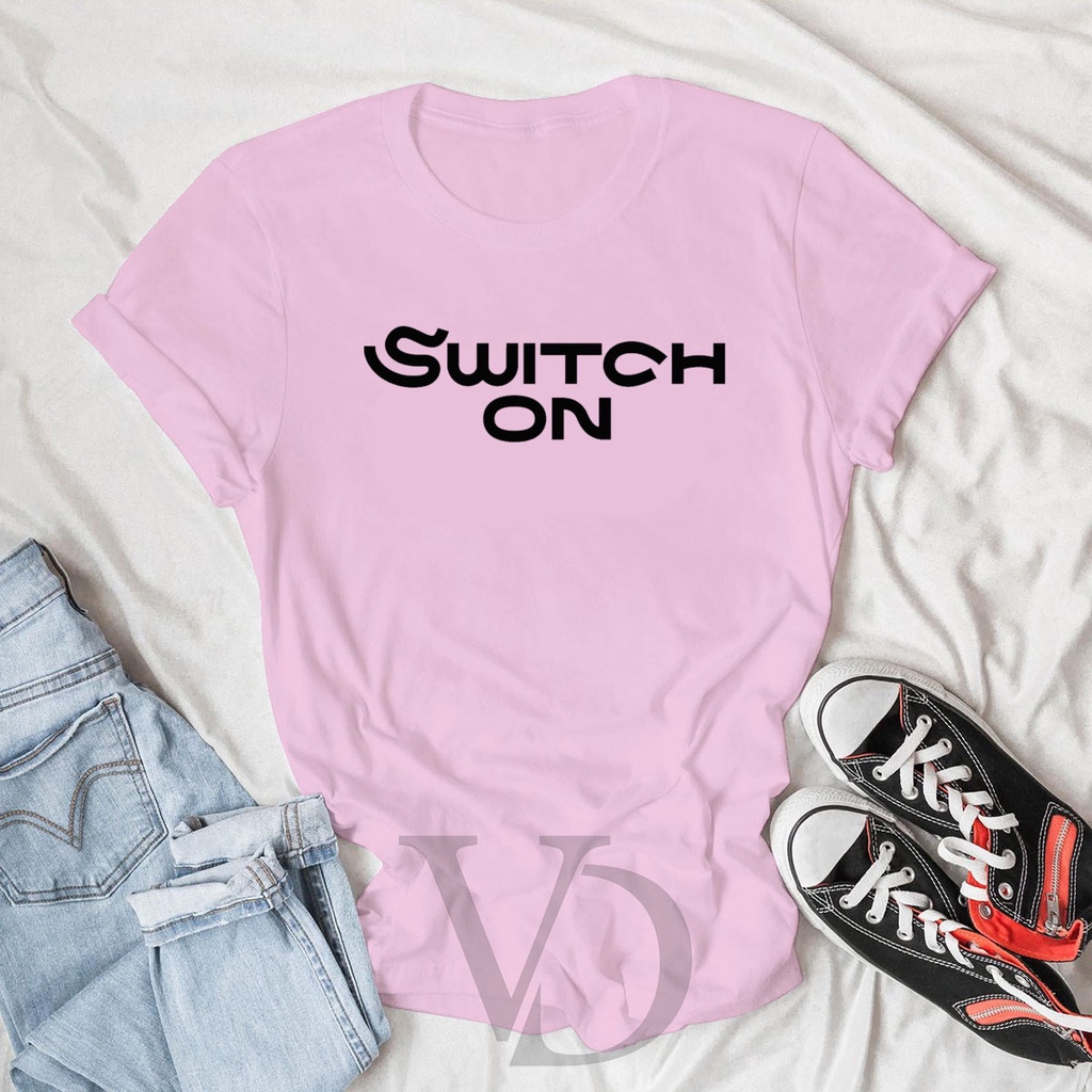 Baju Kaos SWITCH ON ASTRO / tshirt Oversize / kaos jumbo