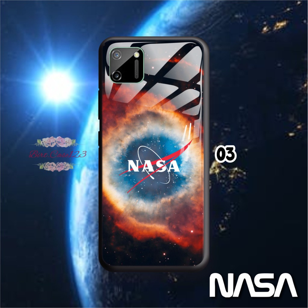 Softcase back case glass Kaca NASA Oppo A1K A3S A5S A7 A12 A11K A5 a9 A11 A15 A31 BC2074