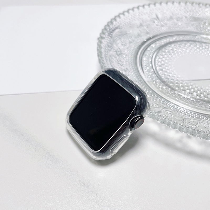 NEW Smart Watch Transparent Iwatch Protective Silicone Softcase 38mm 40mm 41mm 42mm 44mm 45mm for Iwatch seri 6 5 4 3 2 1 SE