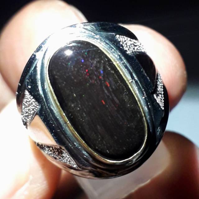 Cincin Black Opal Banten Jarong Ruyung 01