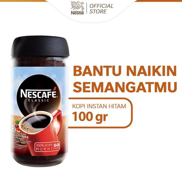 

TERLARIS NESCAFE Classic Kopi Instan Kopi Hitam 100g Jar/MINUMAN COLLAGEN/MINUMAN YOYIC/MINUMAN DIET/MINUMAN PEMUTIH BADAN/MINUMAN KOREA/MINUMAN KEMASAN/MINUMAN KALENG/MINUMAN KOTAK/MINUMAN SEHAT HERBAL/MINUMAN SEHAT UNTUK TUBUH/MINUMAN SEHAT