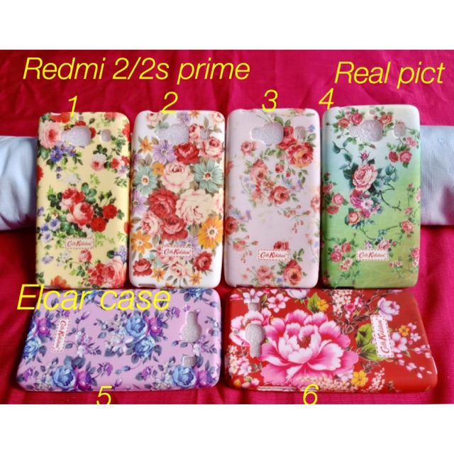 Silikon softcase cover soft jelly case motif bunga flower ck xiaomi redmi 2 redmi2 redmi 2s prime