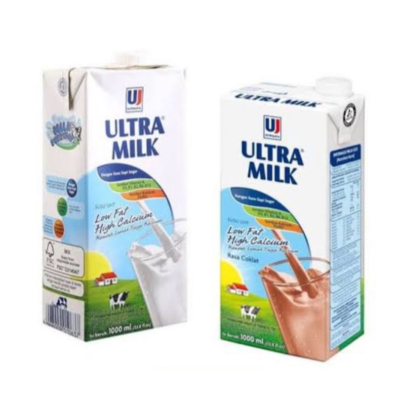 

Ultra Milk Low Fat 1000ml (all varian)