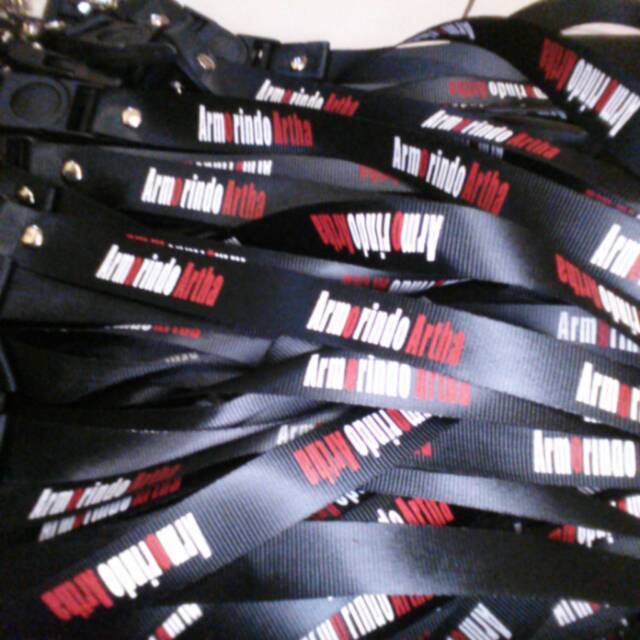 

Tali id name tag 2warna satu sisi