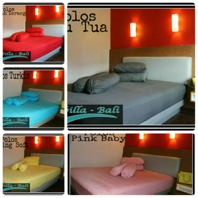 Sprei Polos Bali uk 160 x 200 cm