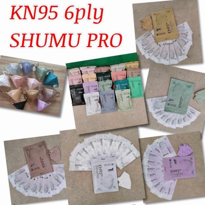 [ SHUMU ] Masker KF94 PRO / KN95 PRO 5ply Model KOREA AER PRO isi 10pc