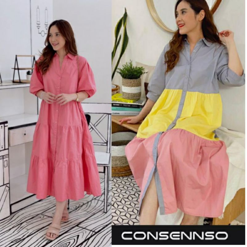 CONSENNSO Poplin Dress