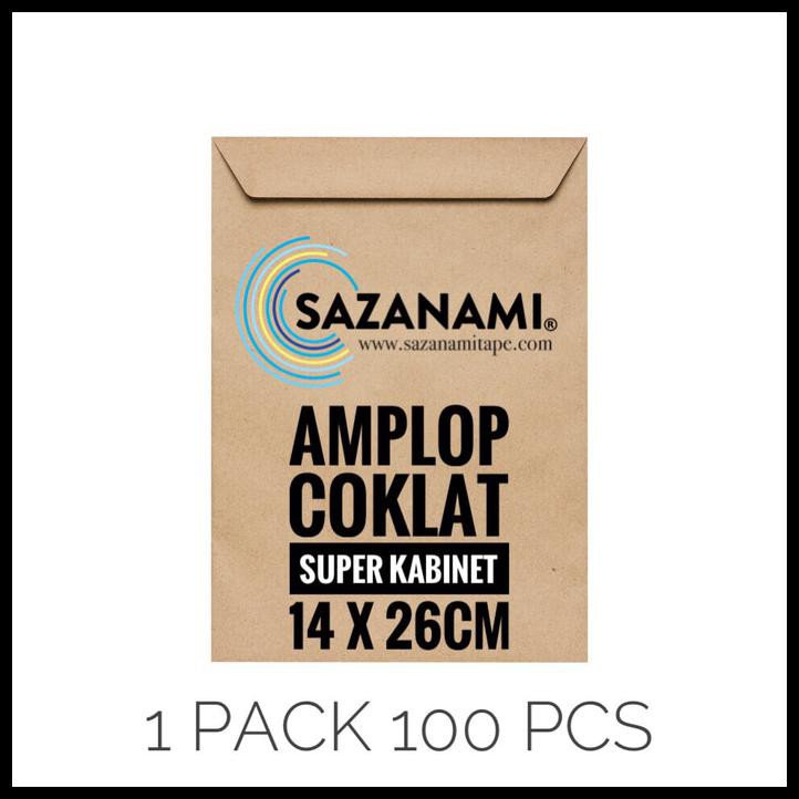 

Silahkan Order Amplop Coklat Super Kabinet 14 X 26Cm Bpkb Amplop Surat Cokelat 1 Pack