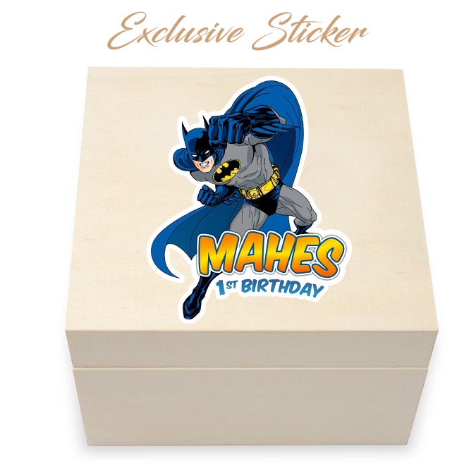 

50 STIKER / STICKER BATMAN 2-1 UTK BAG / BENTO / SOUVENIR ULTAH ULANG TAHUN