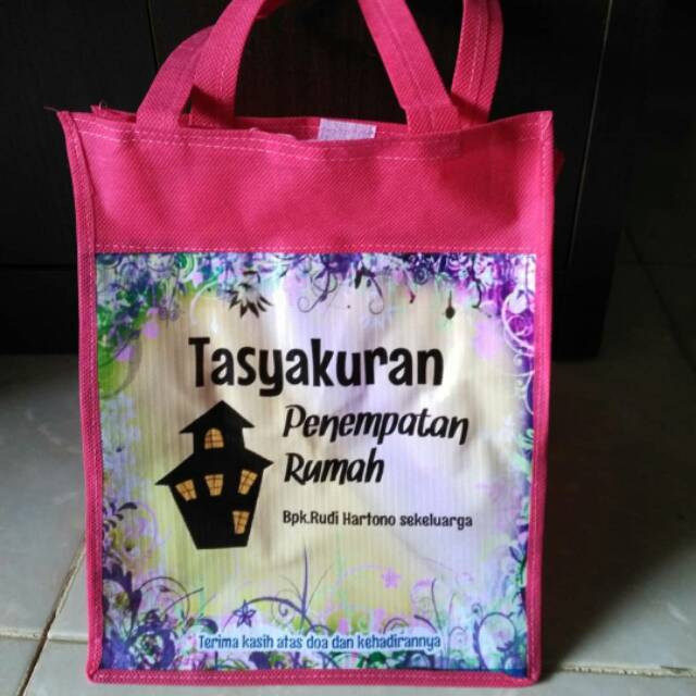 

goodiebag acara tempati rumah