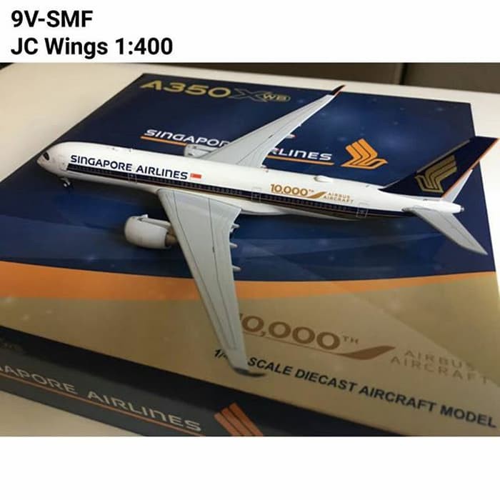 SINGAPORE AIRLINES A350-900 9V-SMF JC WINGS 1:400 KLM700