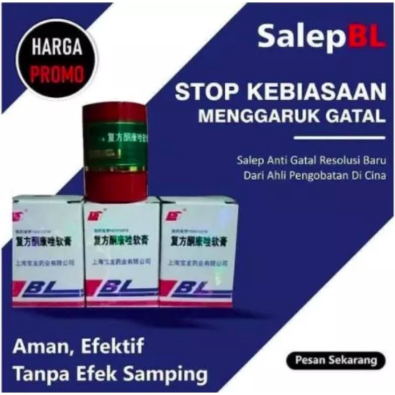 SALEP cream gatal BL 100% original/salep panu,kurap,kudis,salep jerawat.