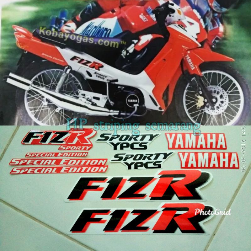 Striping Yamaha FIZR Marlboro