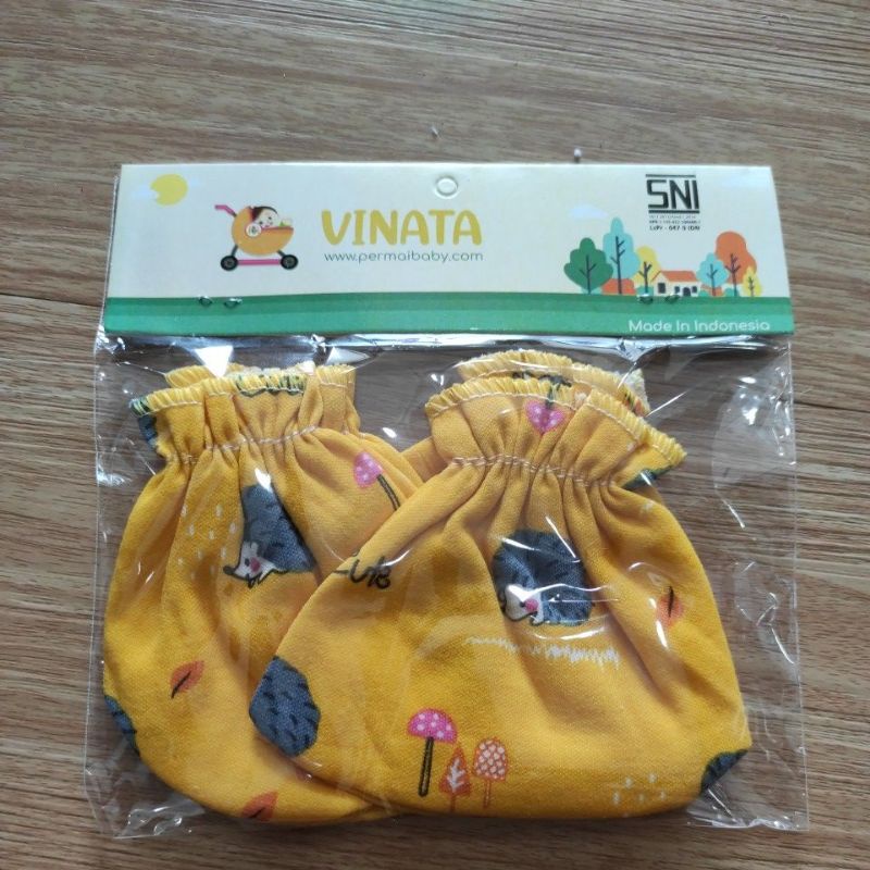 1 SET SARUNG TANGAN+SARUNG KAKI BAYI-SARUNG TANGAN VINATA FULL PTINT-SARUNG TANGAN MURAH