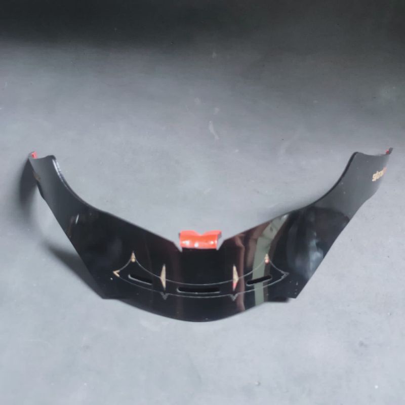 Spoiler Kyt R10 Hitam / Spoiler Helm Kyt R10 / Winglet Kyt R10