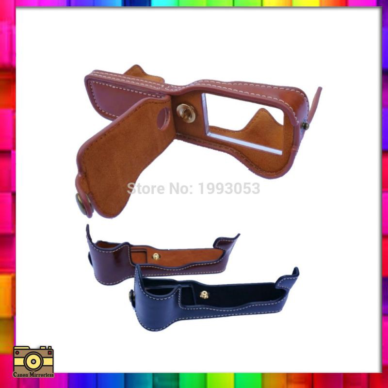 Mirrorless PU Leather Camera Bag Video Half Body Case Bottom For Fujifilm fuji XT1 XT-1