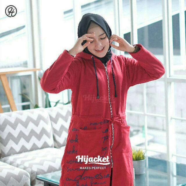 JAKET WANITA MUSLIMAH HIJACKET® URBANASHION ORIGINAL JAKET HIJABER NO.1 DI INDONESIA-RUBY