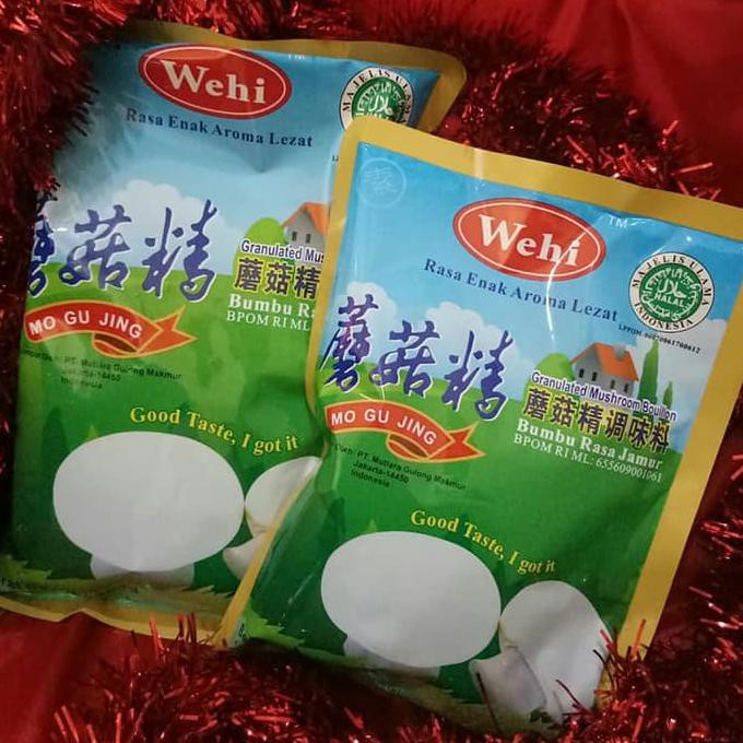 

Promo !! kaldu jamur wehi 200gr berlogo halal Terbaru
