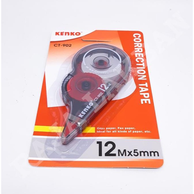 

Correction Tape / Tip-Ex Kertas Roll Kenko Ct - 902 12M X 5Mm