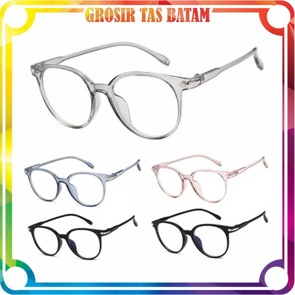 GTB Kacamata Wanita Pria Frame Sunglasses Anti Radiasi 