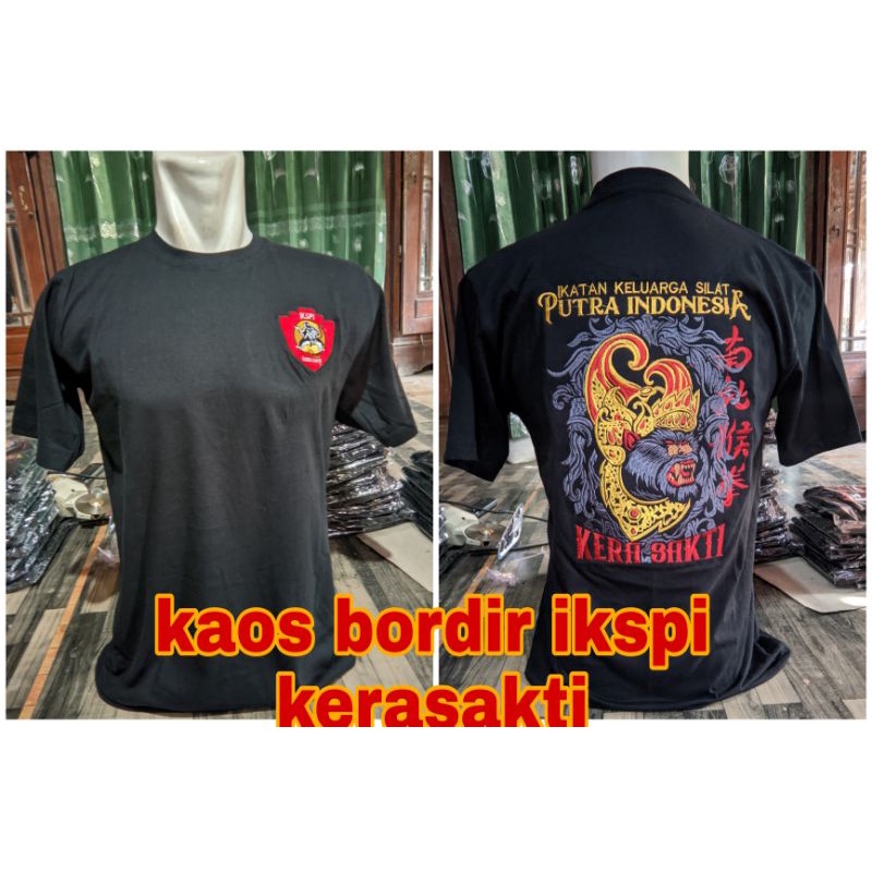 kaos bordir ikspi kerasakti/kaos bordir IKS/kaos bordir ikspi