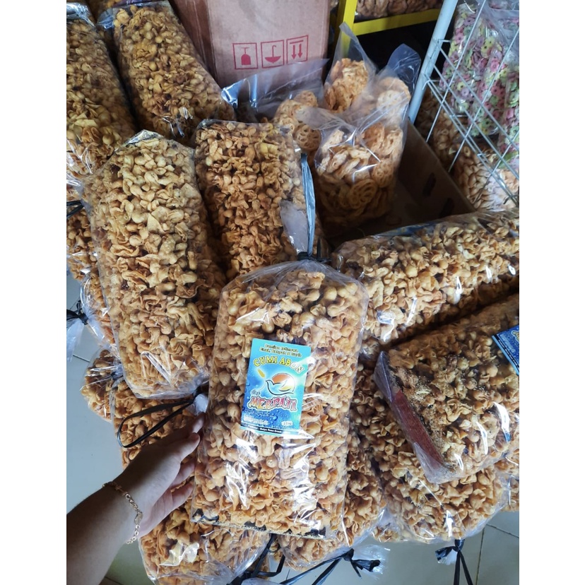 

SNACK RINGAN MURAH - KERIPIK CUMI ABON MERPATI 250 GRAM