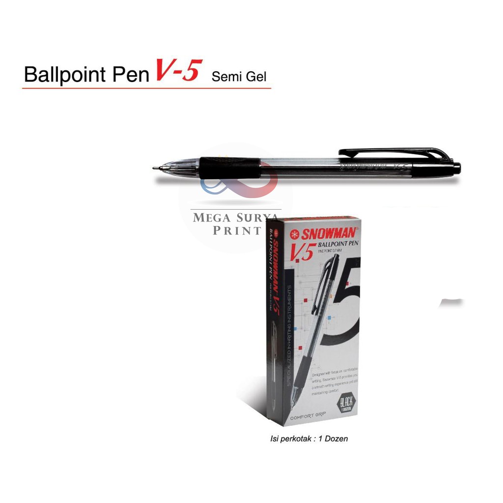 

Snowman Ballpoint V-5 0,7mm