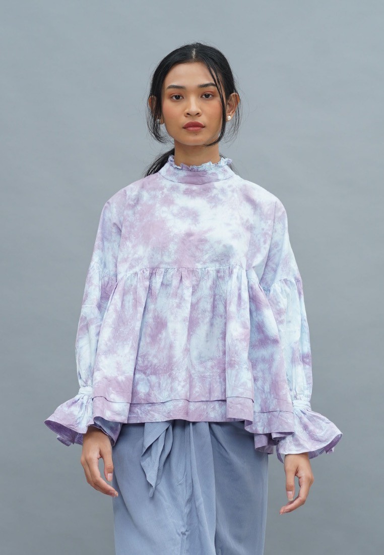 

NONA Vintage Top Tie Dye Lilac Sky