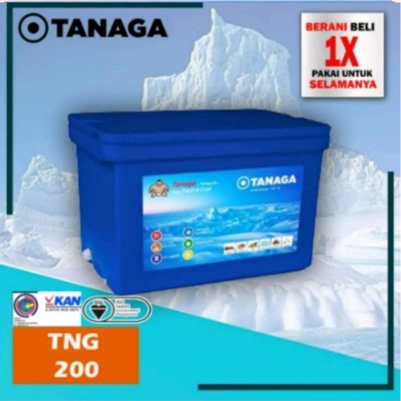 Cooler box tanaga 200L / cooler es Coolbox Cooler/ tempat es