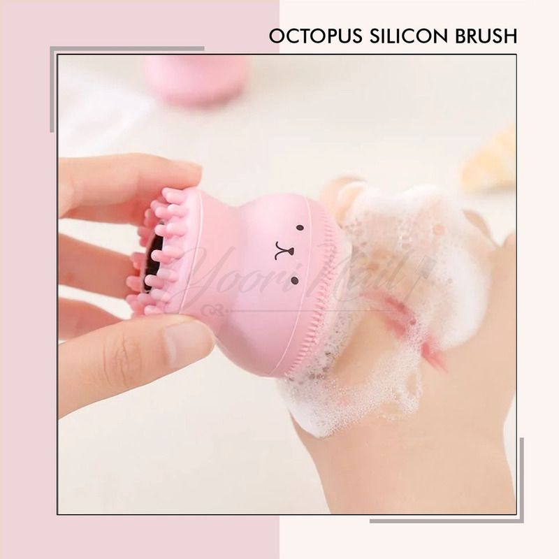 Octopus Brush make up silicon brush jellyfish soft silicon makeup