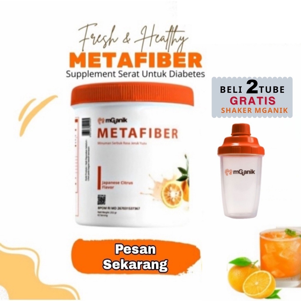 METAFIBER MGANIK 252 gram /  Multi Grain Multigrain Murah Original 100% / Atasi Diabetes Kolesterol Gula Darah