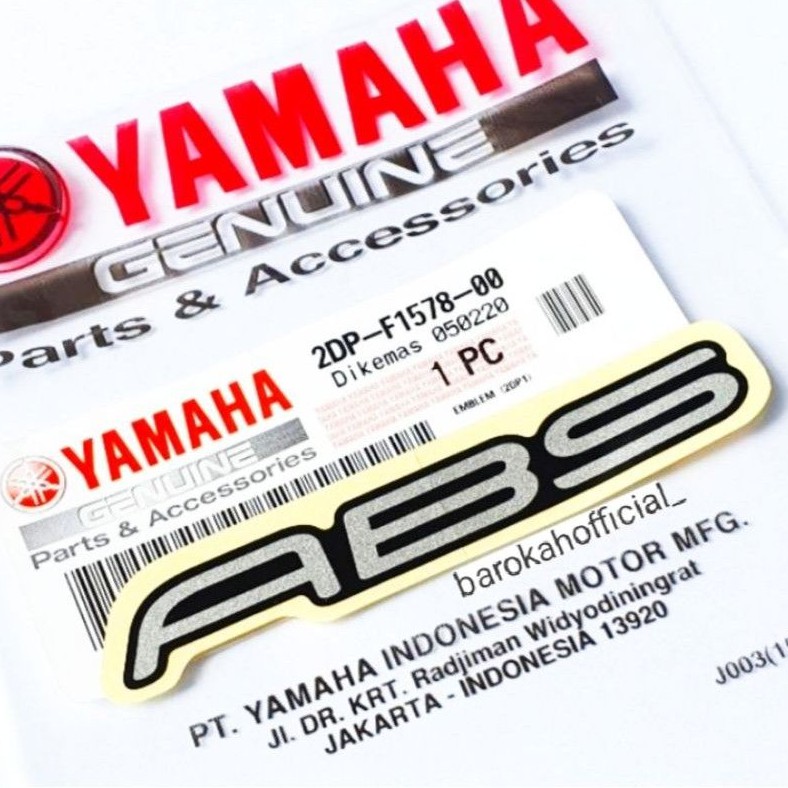 Emblem Nmax ABS | Stiker ABS ORI