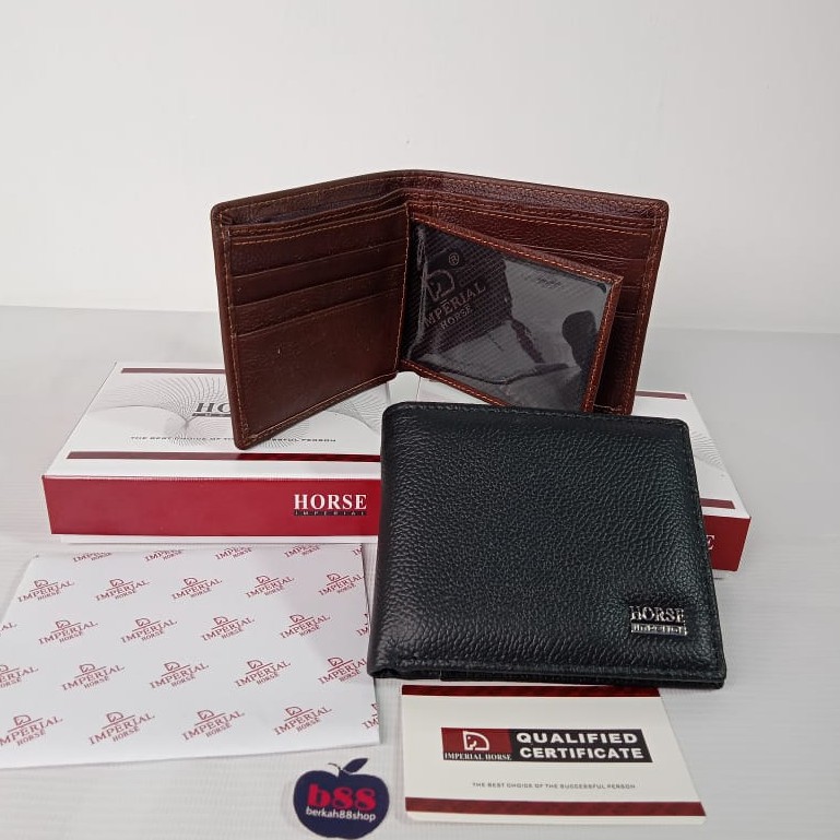 DOMPET KULIT ASLI IMPORT PRIA IMPERIAL HORSE 888-9 BRANDED