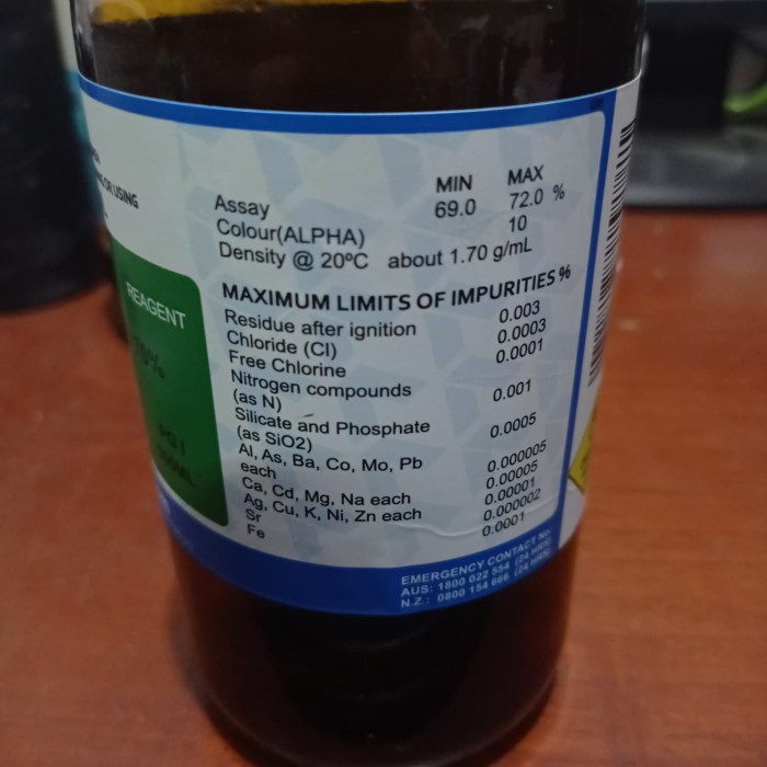 Perchloric Acid 70% / Hclo4 , Univar Serabaguna